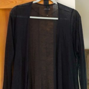 NBW Joes Jeans 100% Linen Open LS Cardigan Size M